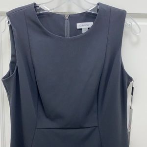 NWT Charcoal Calvin Klein Dress size 12 Petite